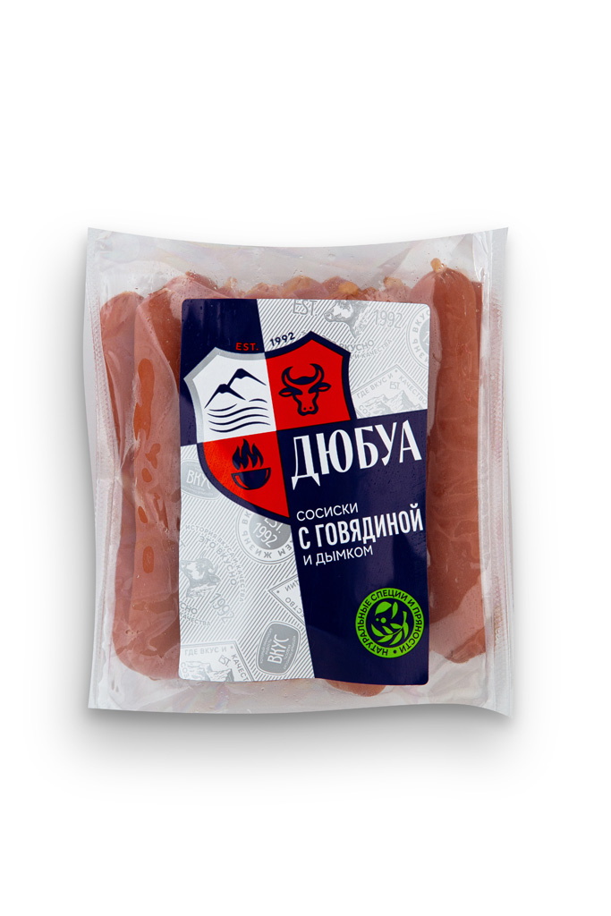 Сосиски «С говядиной и дымком»